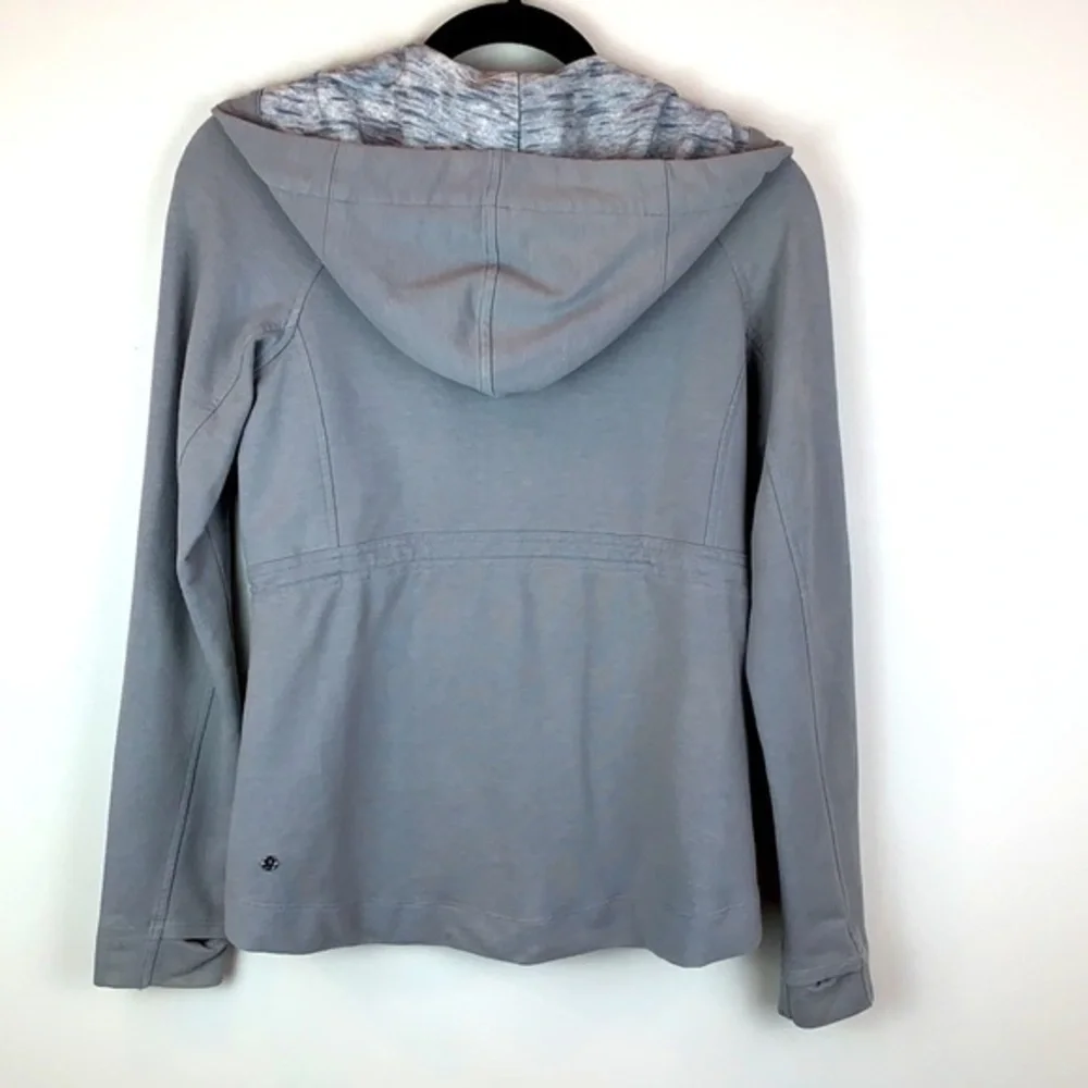 Lululemon Take Ten Full Zip Hoodie Battleship Size 4 - Picture 7 of 16